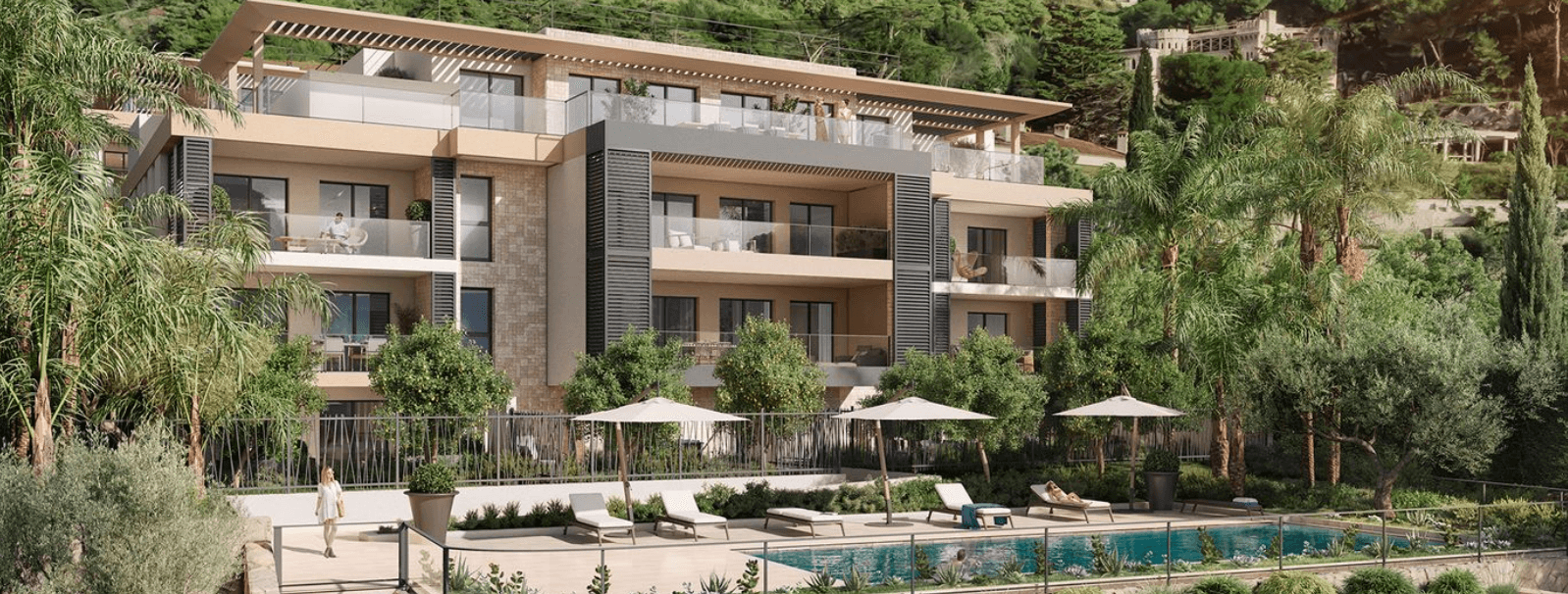 Appartement T2 neuf avec jardin privatif à Eze - Photo 3