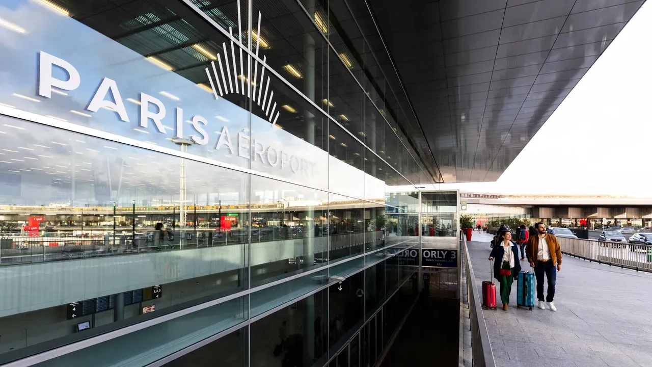 Vue de l'aéroport de Orly